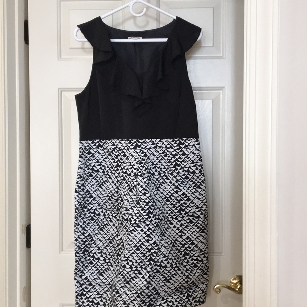 Merona size 12 black and white women’s dress